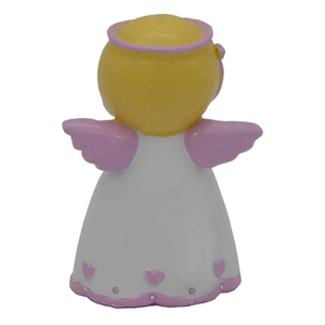 Baby Girl Engel Statue betend wei / rosa Mdchen kindgerecht 7,5 cm Schutzengel Taufengel Geburt