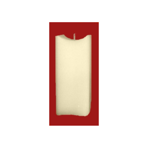 Kerze Formenkerze Vierkant elfenbein 210 x 80 mm gestalten Hochzeitskerze -Taufkerze