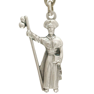 Schlüsselanhänger Jakobus Schutzpatron - Jakobsweg Metall 10,5 cm