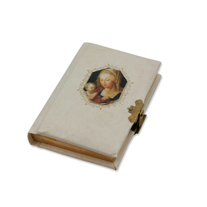 Steinbrener Gebetbuch Maria natur mit Schließe mit Goldschnitt klein 9 x 6,5 cm 
