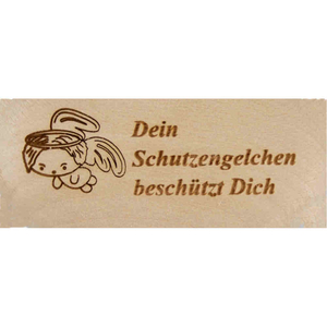 Handschmeichler - Dein Schutzengechenl beschützt Dich - Holz 6,3 x 4 cm