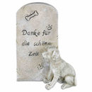 Hunde Trauerstein / Erinnerungsstein - Danke für die...