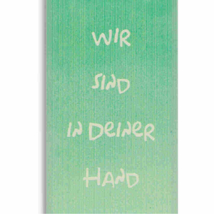 Kinderkreuz Wir sind in Deiner Hand - Kinder geborgen in Gottes Hnden Holz bunt 20 x 12 cm