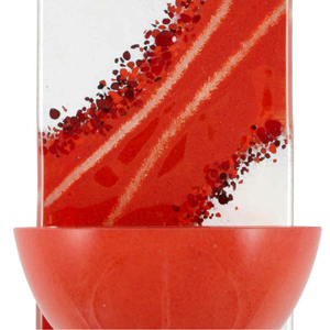 Weihwasserkessel Glas modern rot - weiß Fusingglas 15 x 6,5 x 5 cm Unikat