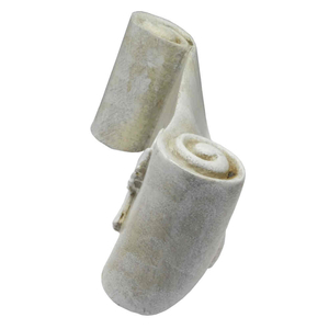 Gedenkrolle grau Motiv weie Taube In Liebe Poyresin 20,5 x 9,5 x 7 cm Grabschmuck