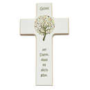 Kinderkreuz Taufkreuz Gott sei Dank .. Motiv Lebensbaum...