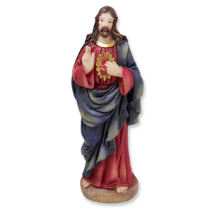 Herz Jesu Statue Polyresin 12 cm