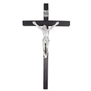 Handkreuz / Sterbekreuz Holz schwarz mit Christuskörper...