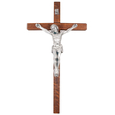 Handkreuz / Sterbekreuz Holz braun mit Christuskörper...