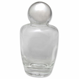 Weihwasserflasche Glas neutral 8 cm
