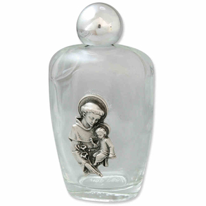 Weihwasserflasche Heiliger Antonius - Heiliger Anton Glas 11 cm
