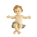 Krippenfigur Jesuskind mit Tuch liegend lose Polyresin 3 cm
